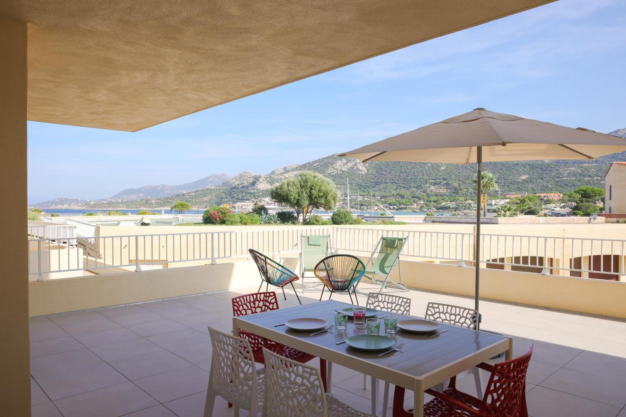 Appartement La Balagne , Bord De Mer, Grande Terrasse, Sant'Ambroggio Lumio  Eksteriør billede